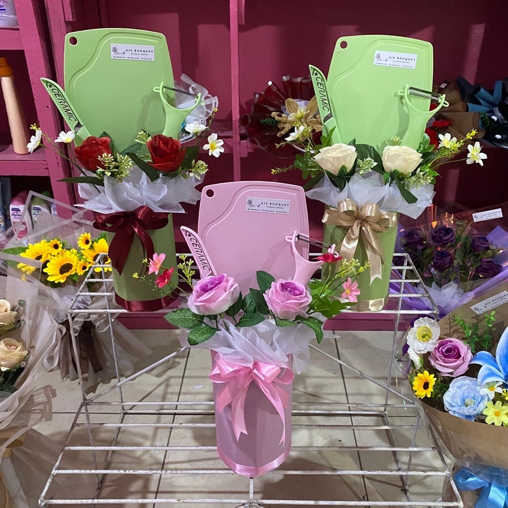 buket alat dapur || bloom box alat dapur || buket hari guru || buket hari ibu
