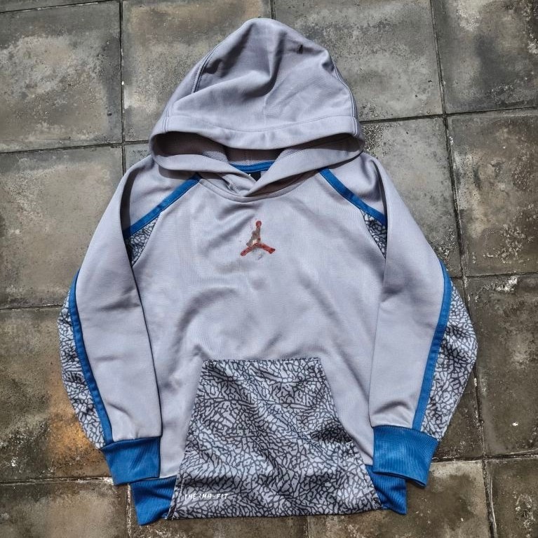 jaket kids anak air jordan abu abu