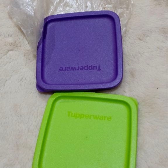 2 pcs Tutup /Seal Tempat Makan Kotak Tupperware Summer Tropical Fiesta
