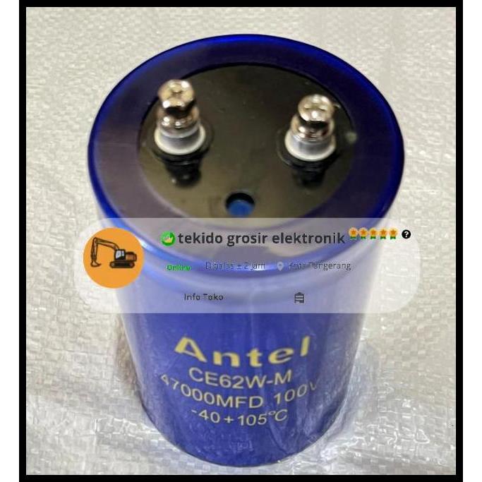 HOT DEAL ELCO 47000UF/100V ANTEL / ELCO 47000/100 ANTEL MURAH