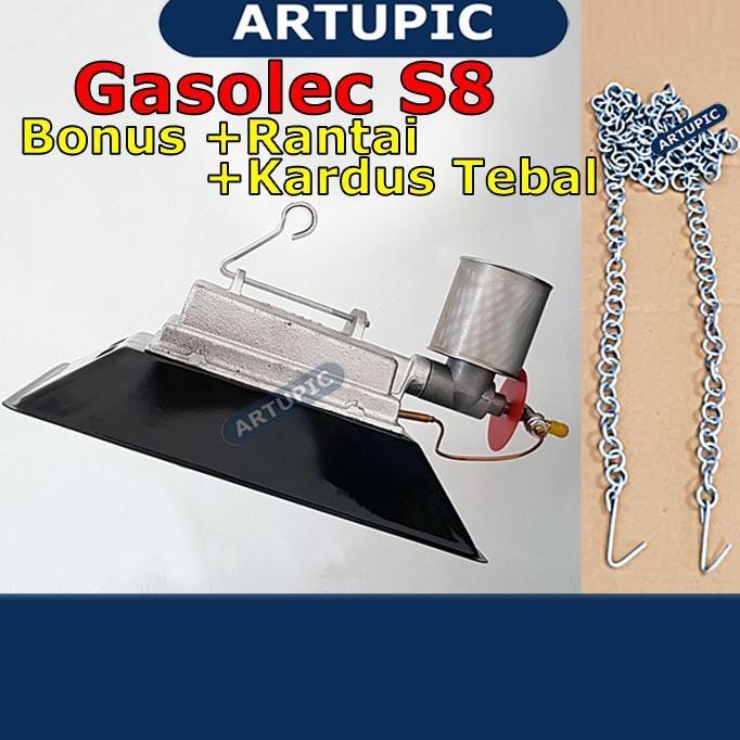 Gasolec S8 ASLI Pemanas Kandang Ayam Infrared Heater Gasolec Asli bukan rikte igm medion