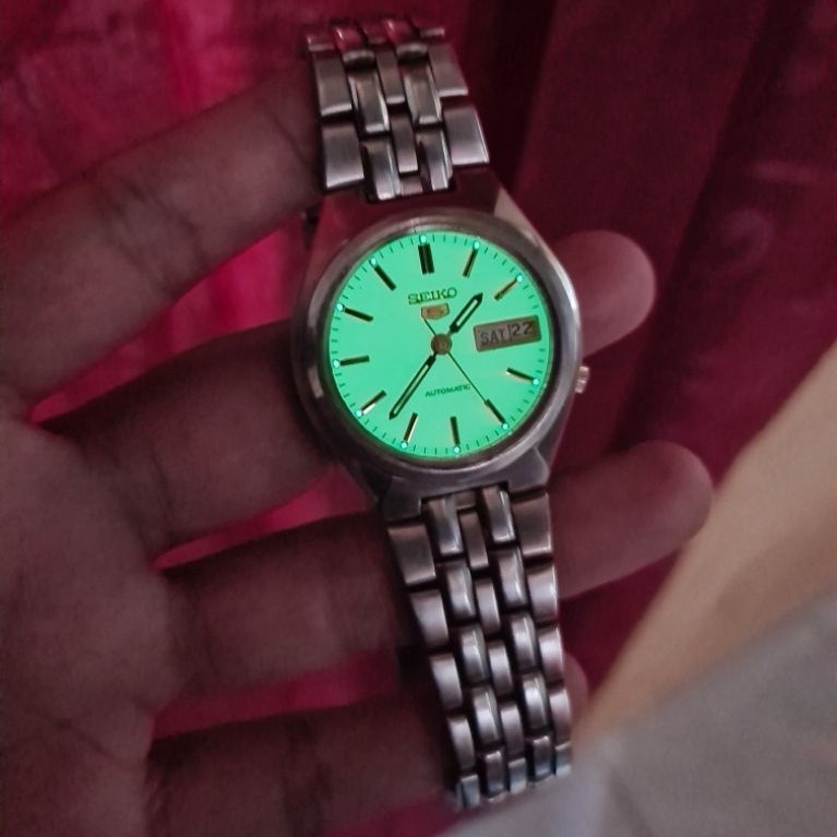 jam tangan Seiko 5 Autometik 7S26-T010 vintage original