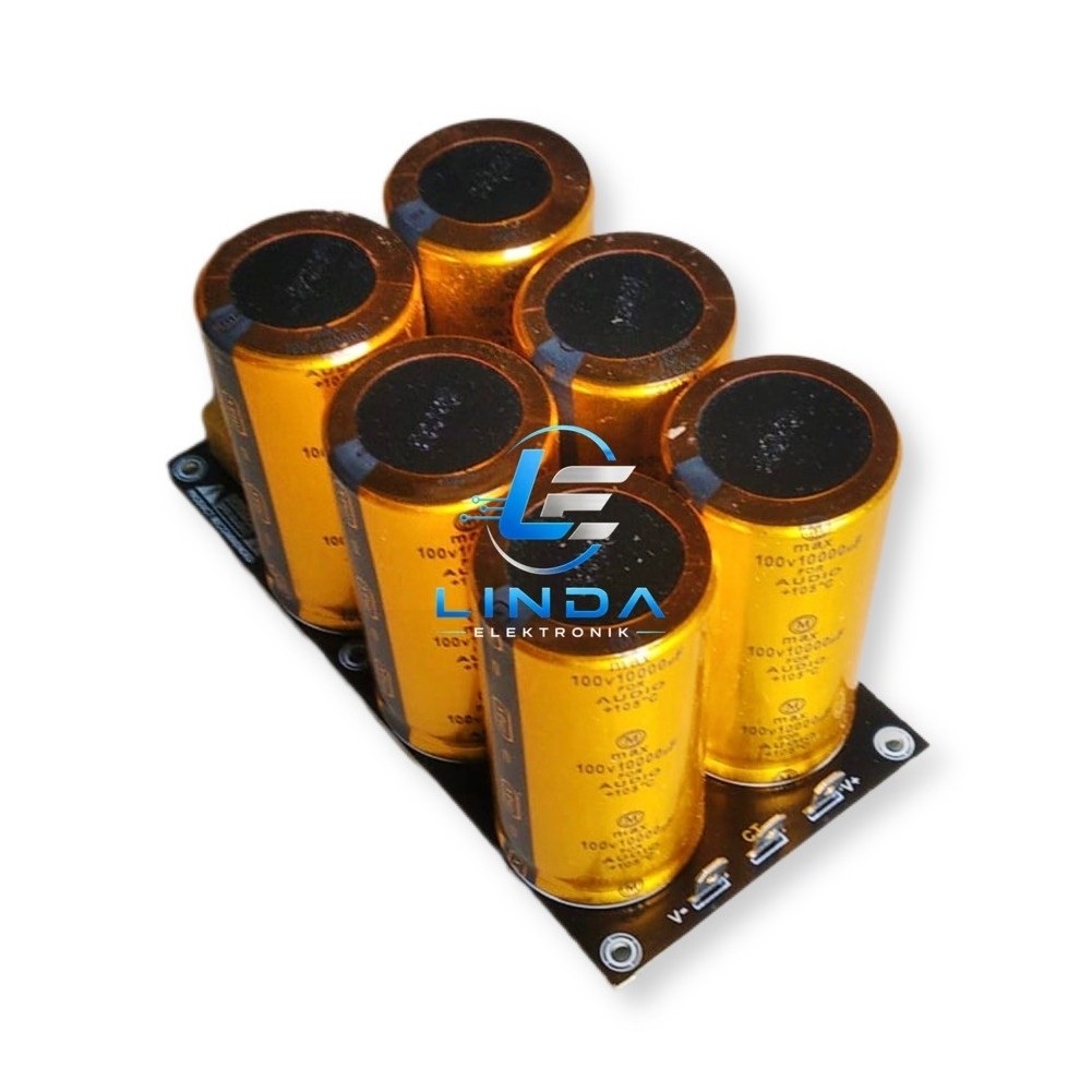 PSU Lengkap 6 elko Max Audio Gold 100volt Original