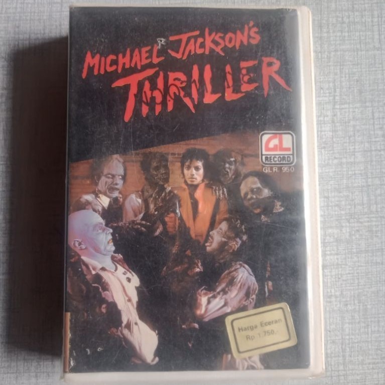 kaset pita - michael jackson - thriller rilisan awal
