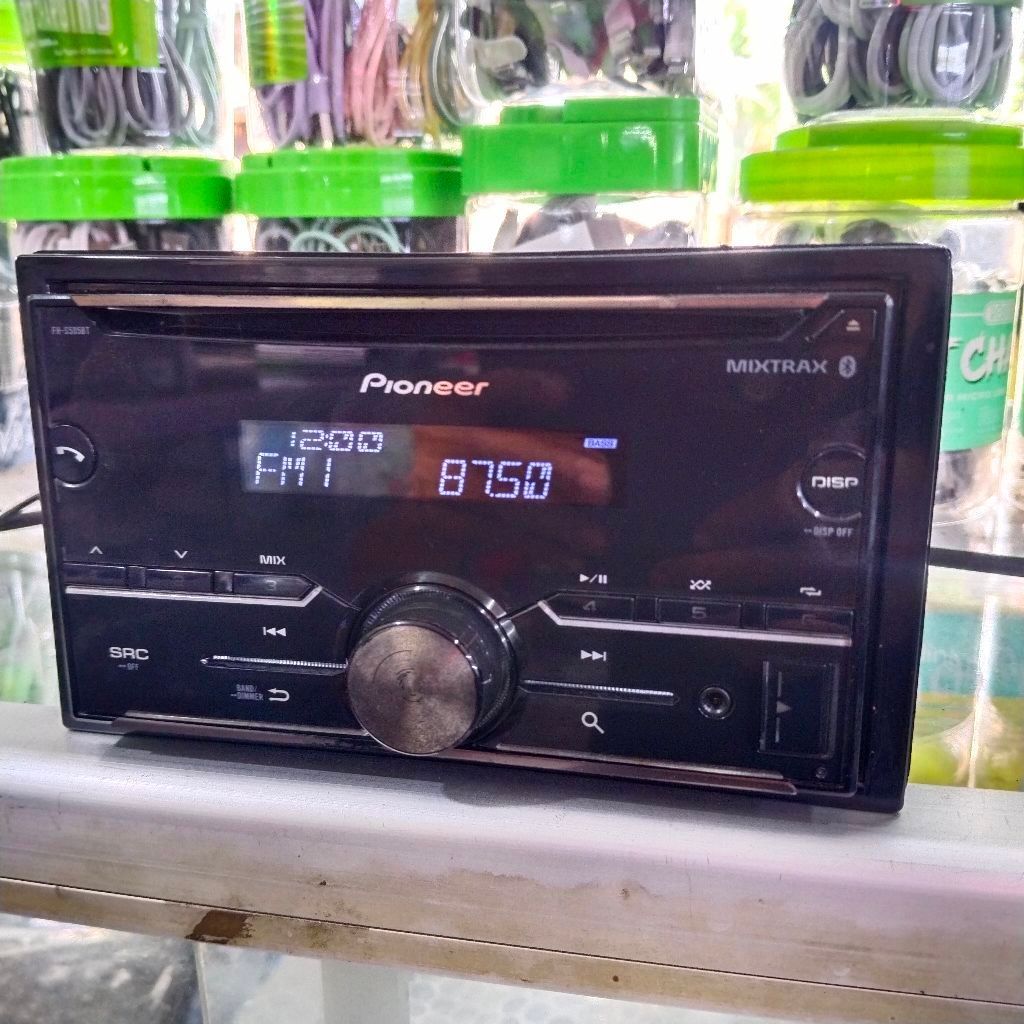 Pioneer Double Din Head Unit FH-S505BT (CD, MP3, USB, AUX, Bluetooth) copotan honda brio segel