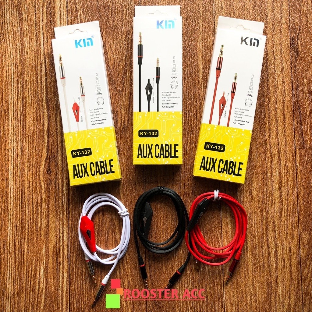 KABEL AUX KY132 (ADA MIC)