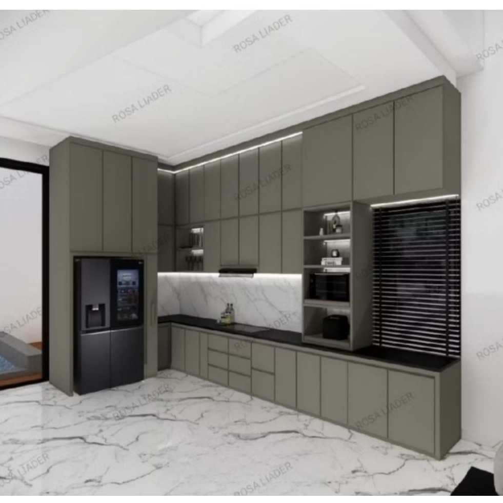 Kitchen Set Lemari Kichen Set Dapur Ganteng Kichen Set Minimalis Kitchen Set Atas Bawah Rak Lemari R
