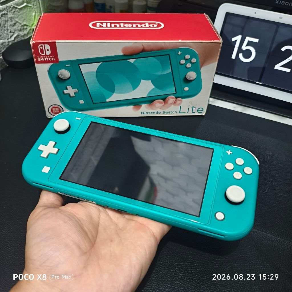 Nintendo Switch Lite Fullset Mulus Normal Second