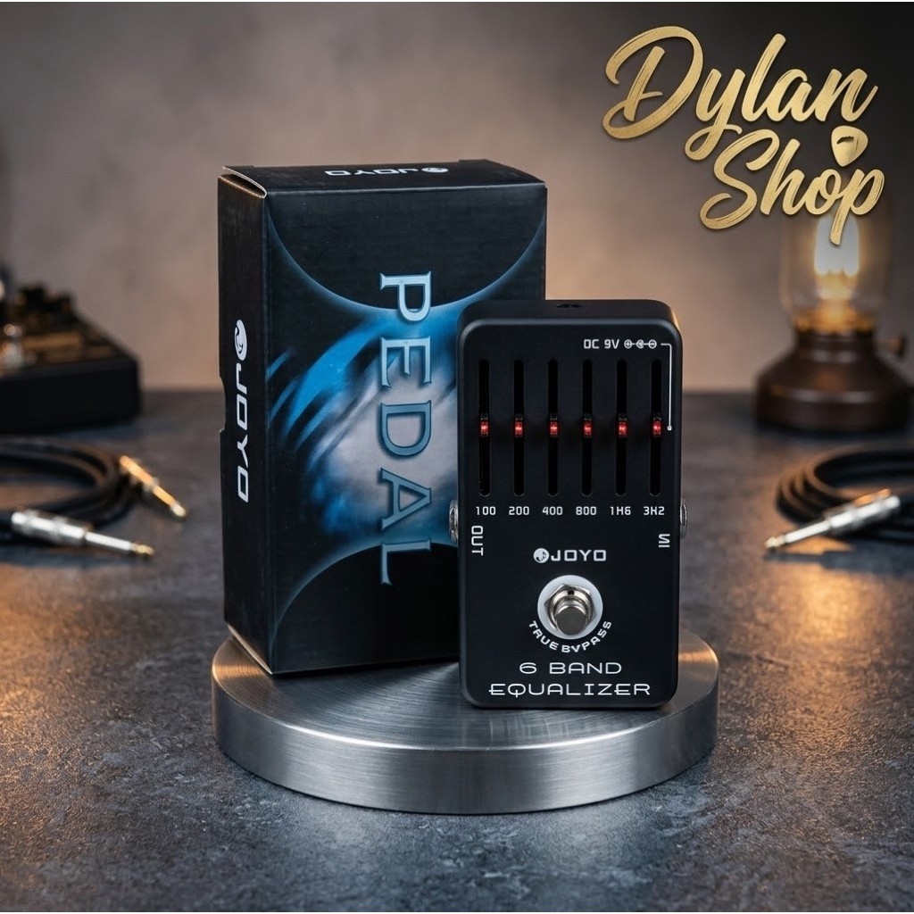 Efek Gitar JOYO Effect Gitar Pedal 6 Band Equalizer