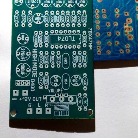 pcb filter subwoofer high mode