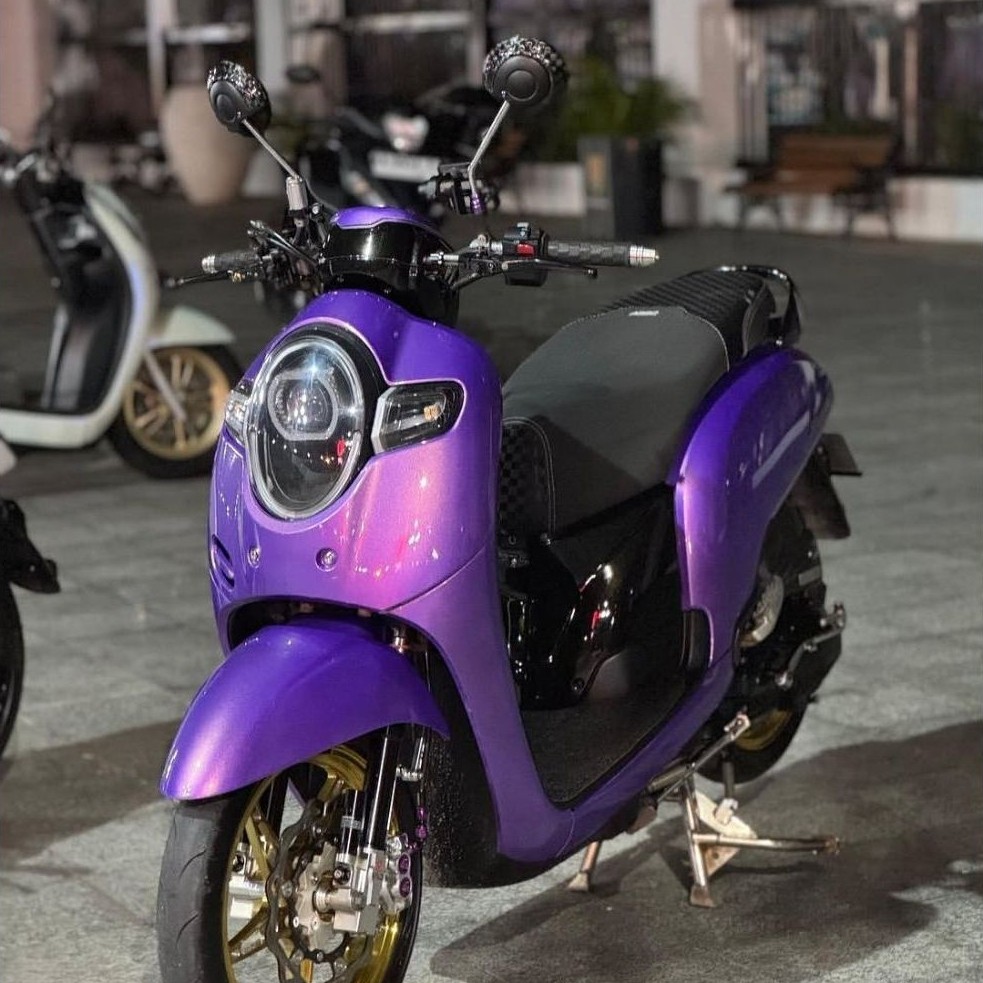 CAT WARNA UNGU LEMBAYUNG VIOLET JENIS PU CAT UNGU LEMBAYUNG PURPLE CAT UNGU LEMBAYUNG UNGU CAT MOTOR