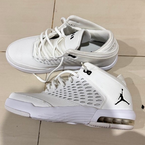 sepatu air jordan flight origin 4 white original second