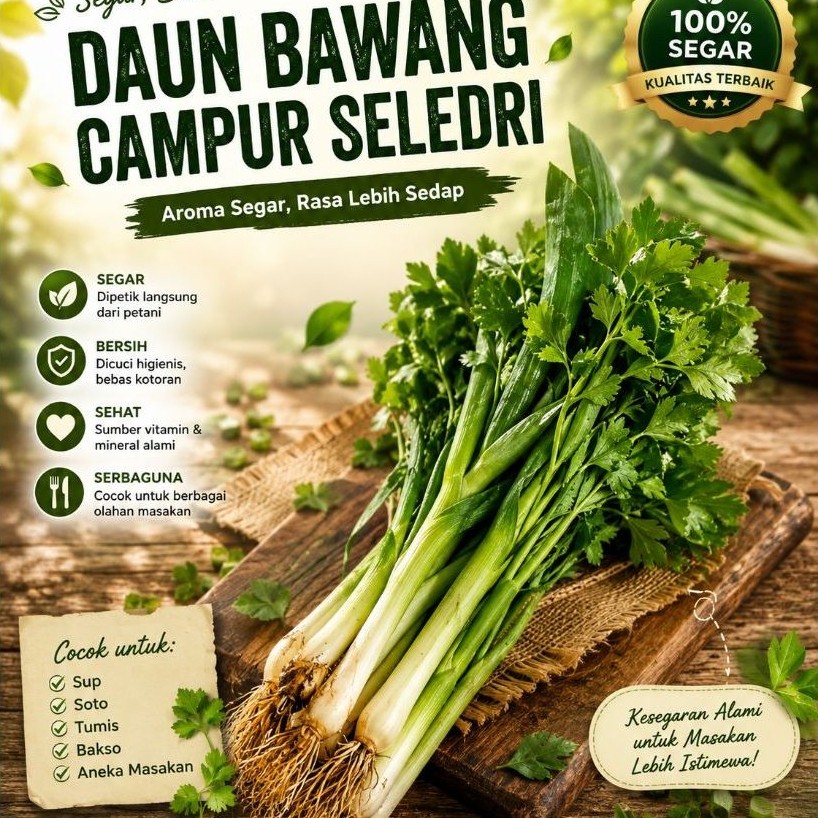 DAUN SELEDRI/DAUN BAWANG