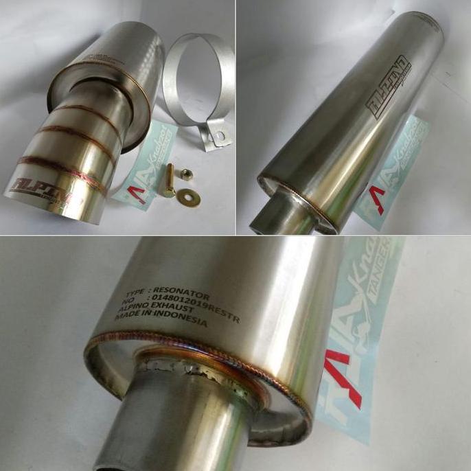 muffler Alpino S03+ dua resonator alpino manual