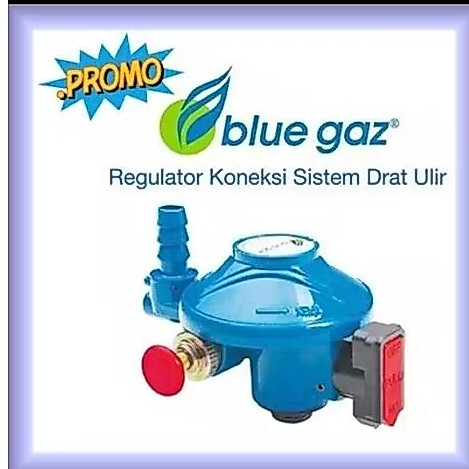 Regulator dan Selang Gas LPG Blue Gas - Aman, Tahan Lama, dan Mudah Digunakan