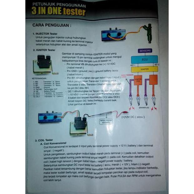 coil injector tester