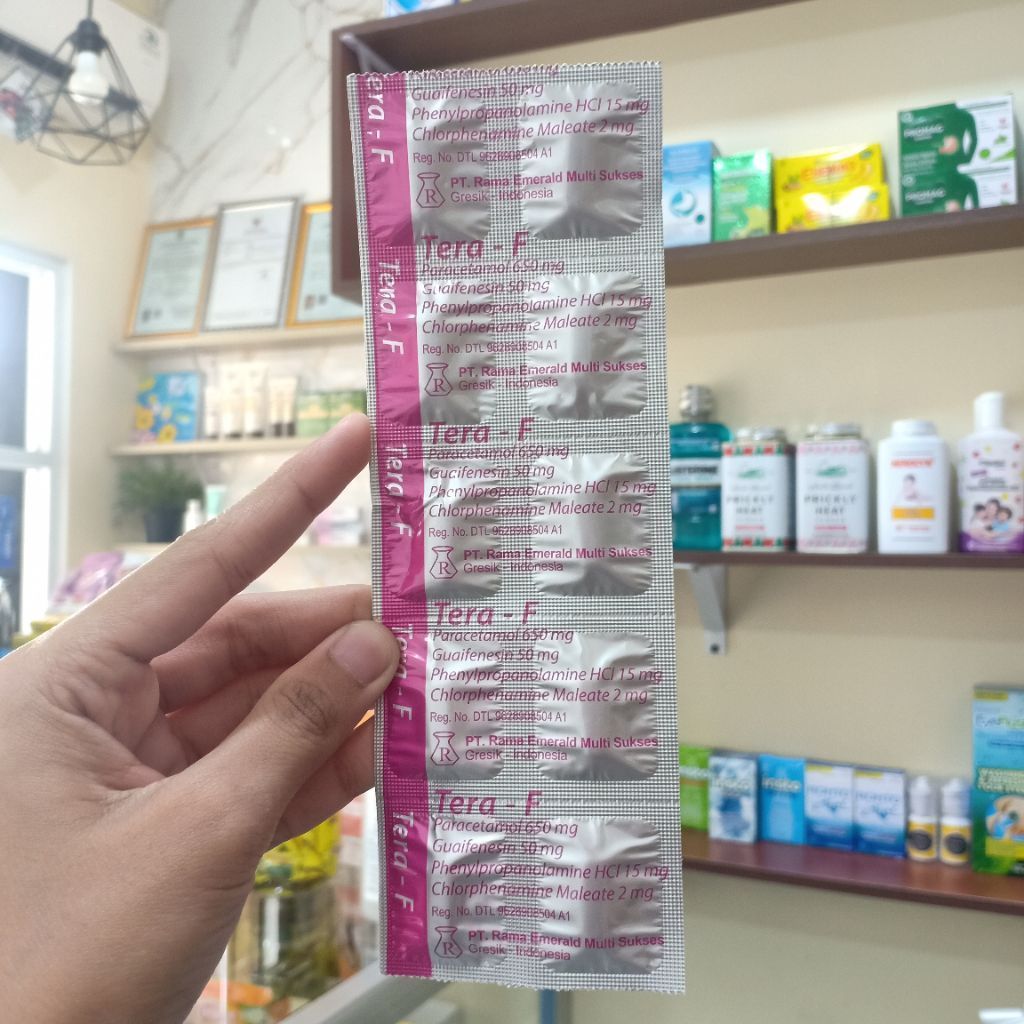TERA-F TABLET – OBAT FLU & BATUK