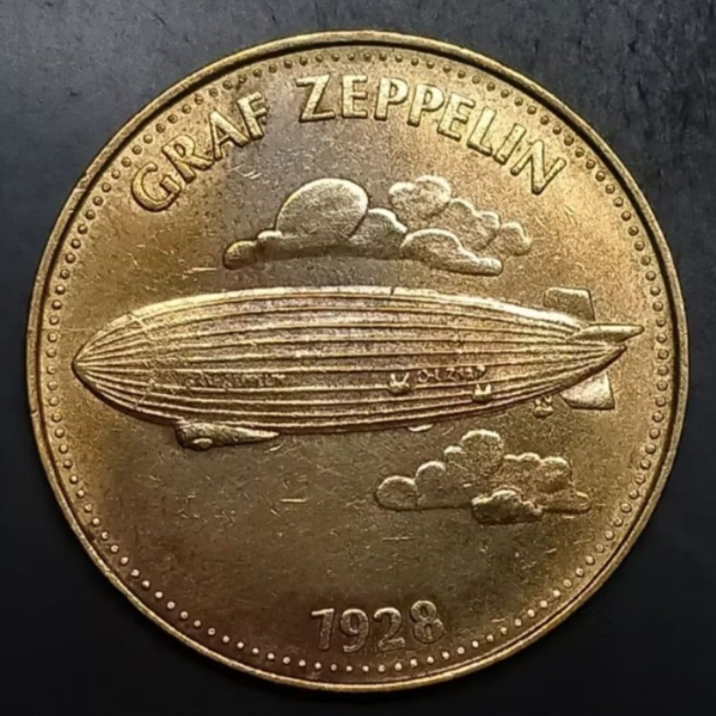 Medali Shell Perancis 1928 Edisi Graf Zeppelin