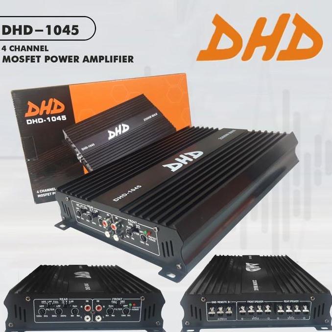 Promo POWER AMPLIFIER DHD-1041, 1042, 1043, 1044, 1045 4 CHANNEL 2200W MAX Diskon