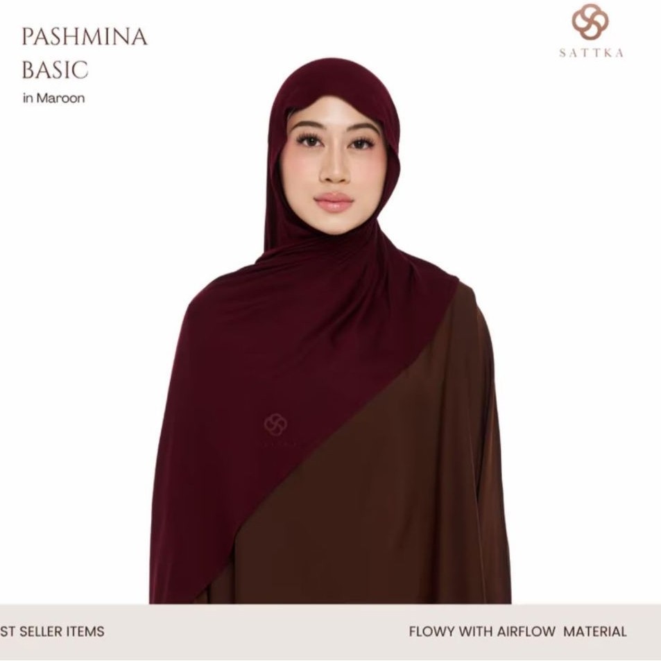 PASMINA BASIC KAOS AIRFLOW ADEM RINGAN BY SATTKA BASIC