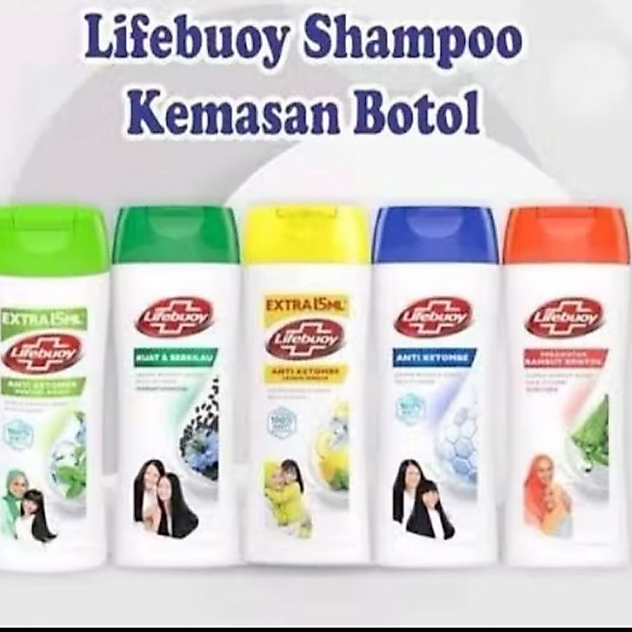 Lifebuoy Shampoo Botol - Sampo Lifebuoy Kemasan Botol All Varian 90 ml