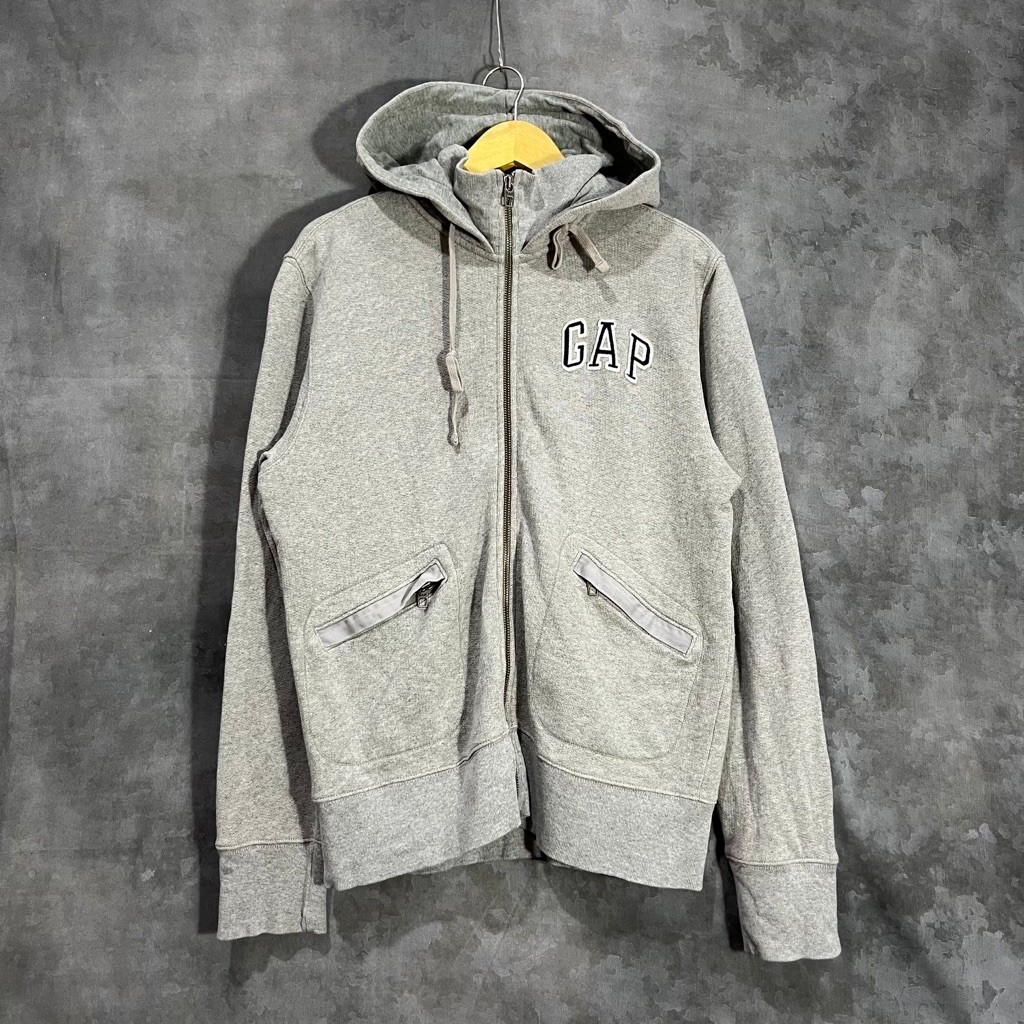 Hoodie GAP abu zipper original second preloved 108