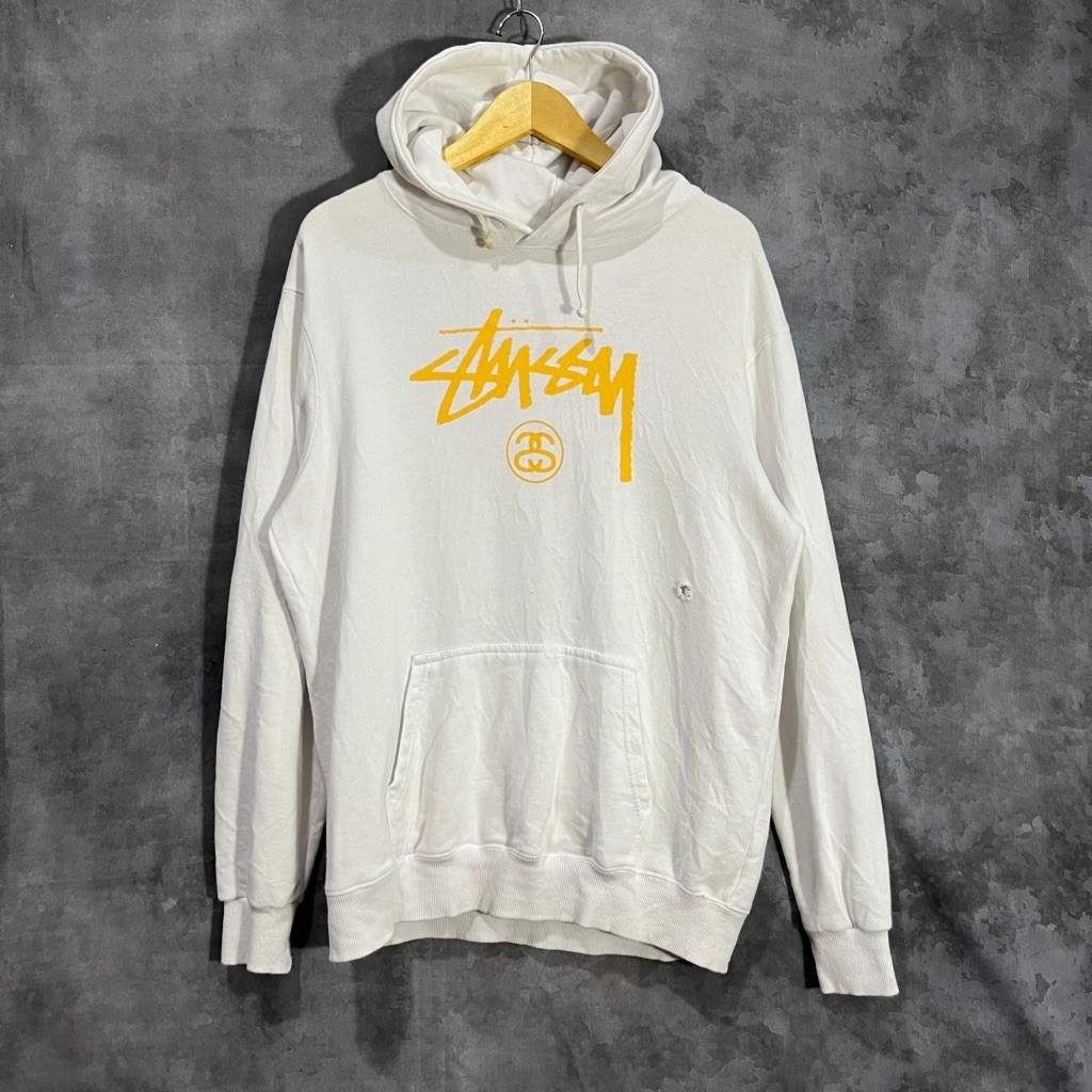 Hoodie stussy putih original second preloved 111
