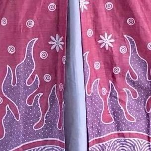 TERBARU  Batik Pink Ungu Tunik Pink Couple Modern Set pakaian couple Wanita TERBARU 