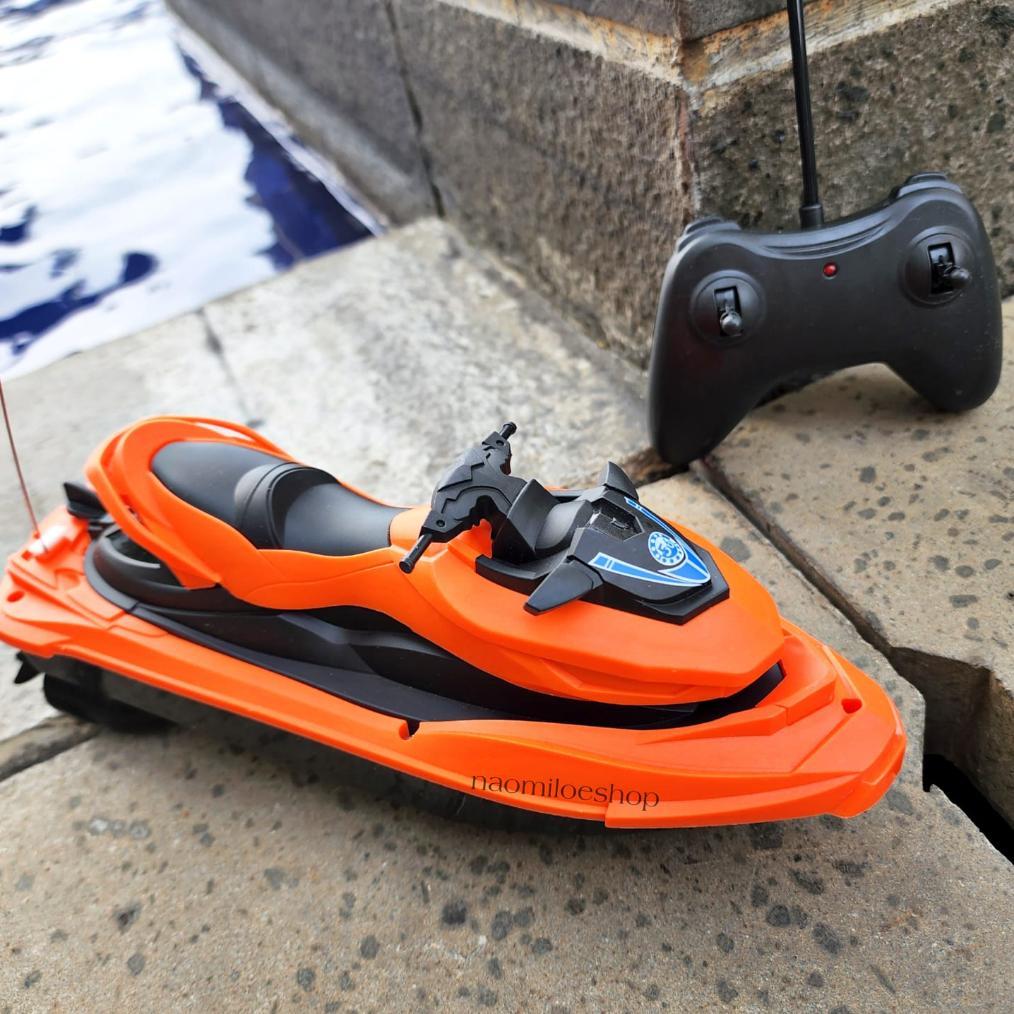Rc JET SKI mainan remote Control kapal motor Boat Kapal Robot speed boat Jetski