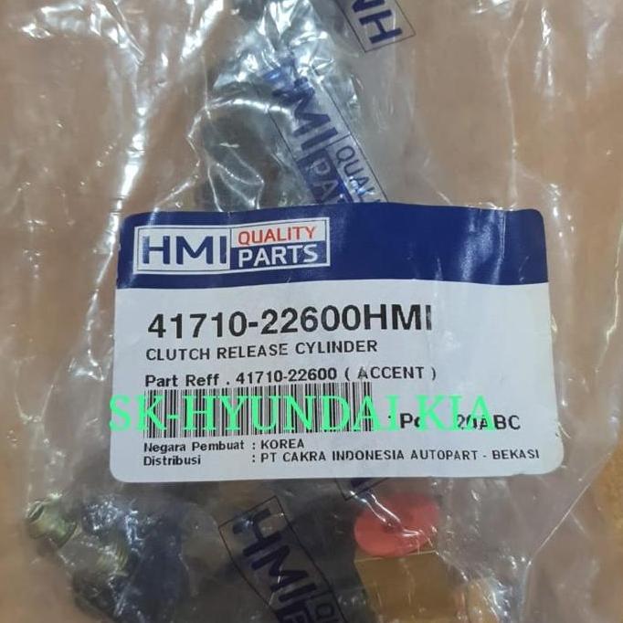MASTER KOPLING BAWAH CLUTCH RELEASE CYLINDER 41710-22600 HYUNDAI ACCENT VERNA AVEGA GETZ CAKRA - ASL