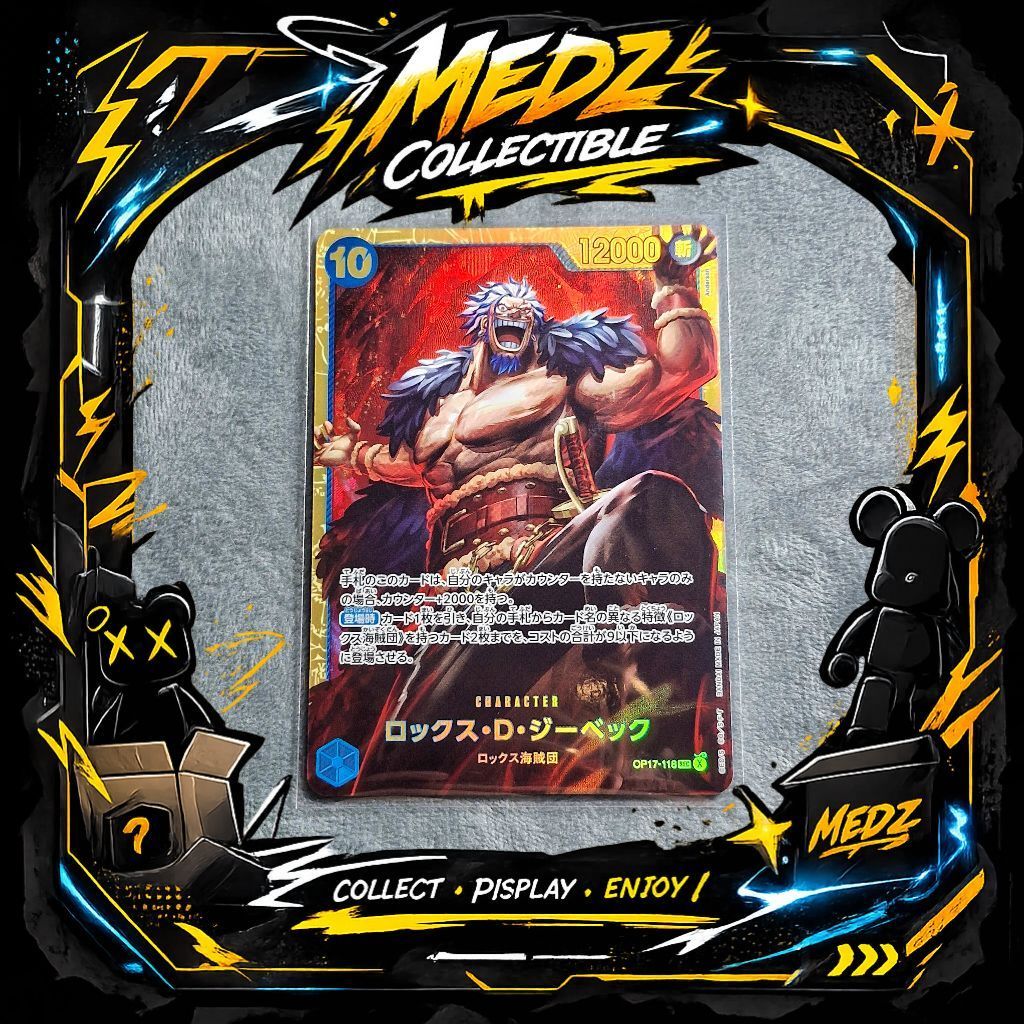 ONE PIECE TCG / Kartu | Rocks D. Xebec SEC [OP17-118]