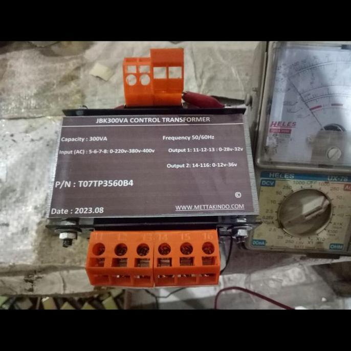 Trafo Jbk3 300Va In 220-380 400 Control Transformer