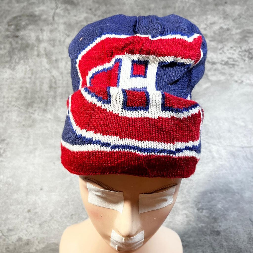 topi kupluk Beanie ccm NHL Montreal canadies biru merah size dewasa
