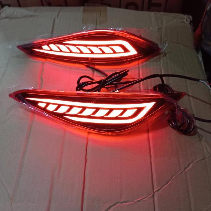 lampu reflektor bumper mobil rush 2018-2023 led