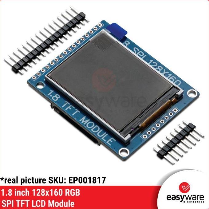 1.8 INCH TFT LCD MODULE 128X60 RGB SERIAL SPI 128X160 LCD FOR ARDUINO