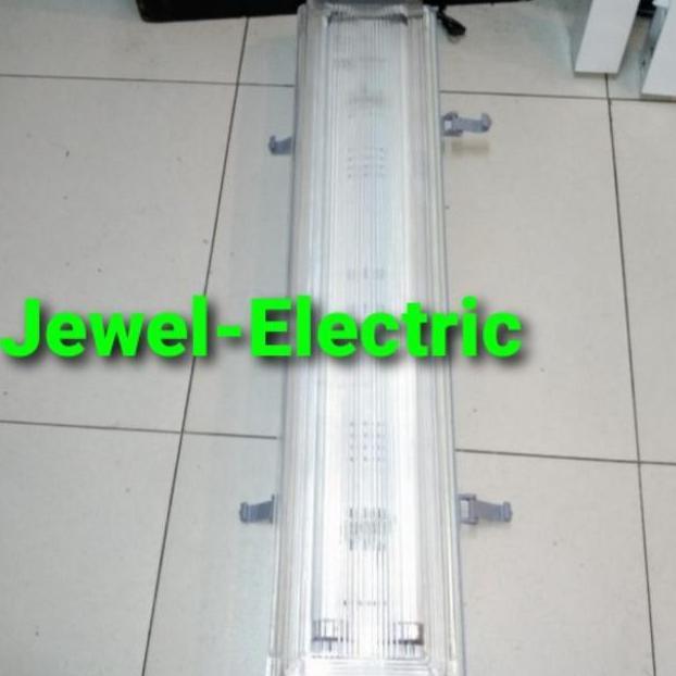 Kap TL Waterproof 2x18/2x8w IP65 SET + LED 8w ECOFIT PHILIPS 8watt