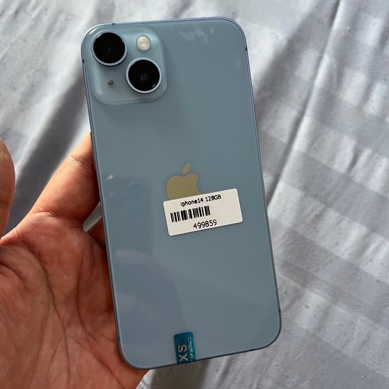 Promo Iphone 14 128Gb Blue Second Layar Dot Fullset
