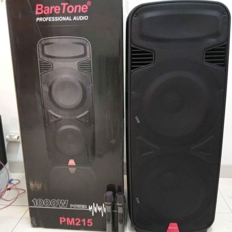 Speaker aktif portable baretone 15 inch pm215 pm 215