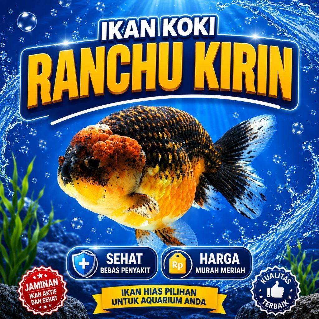 ikan koki ranchu kirin