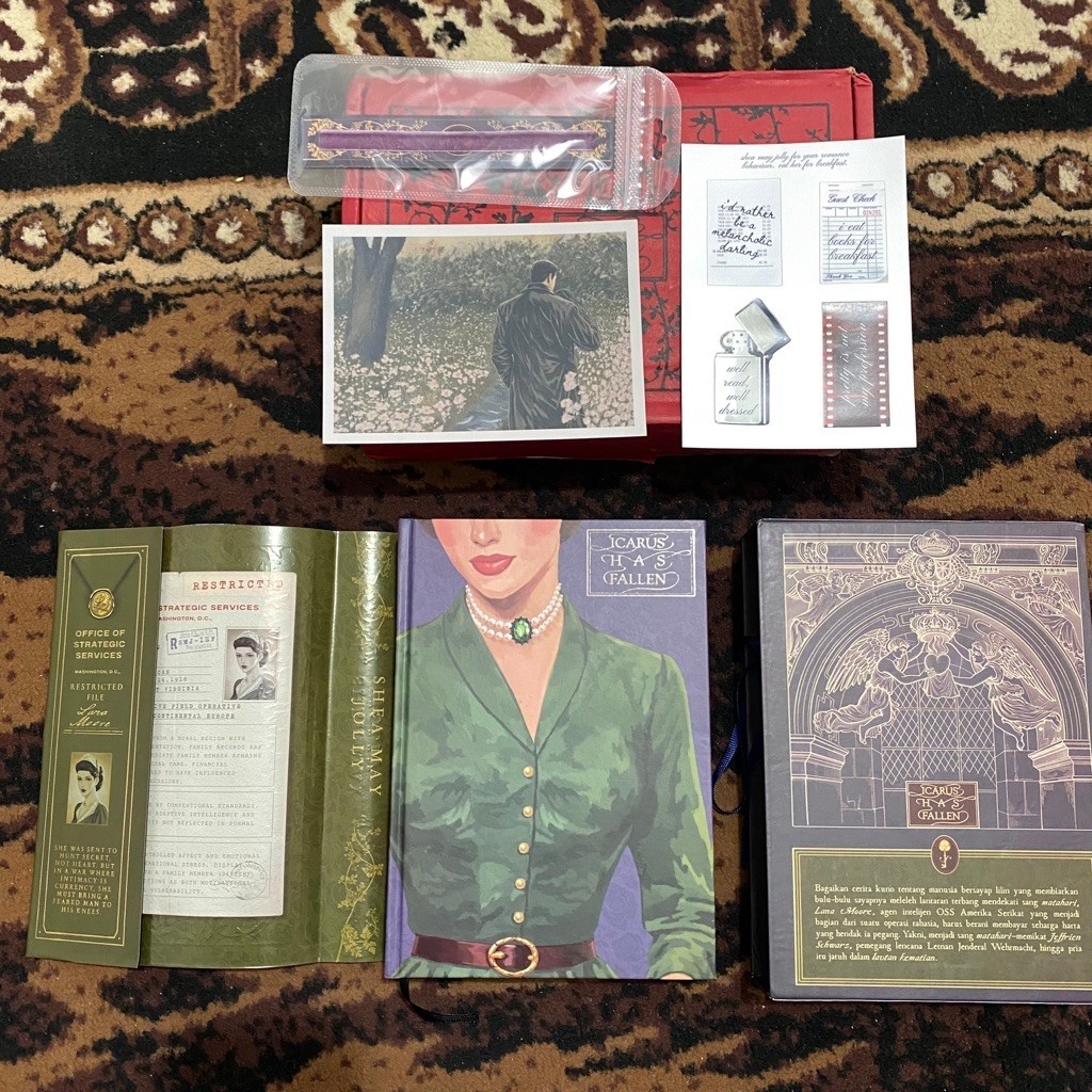 NOVEL ICARUS HAS FALLEN HC COLLECTOR
