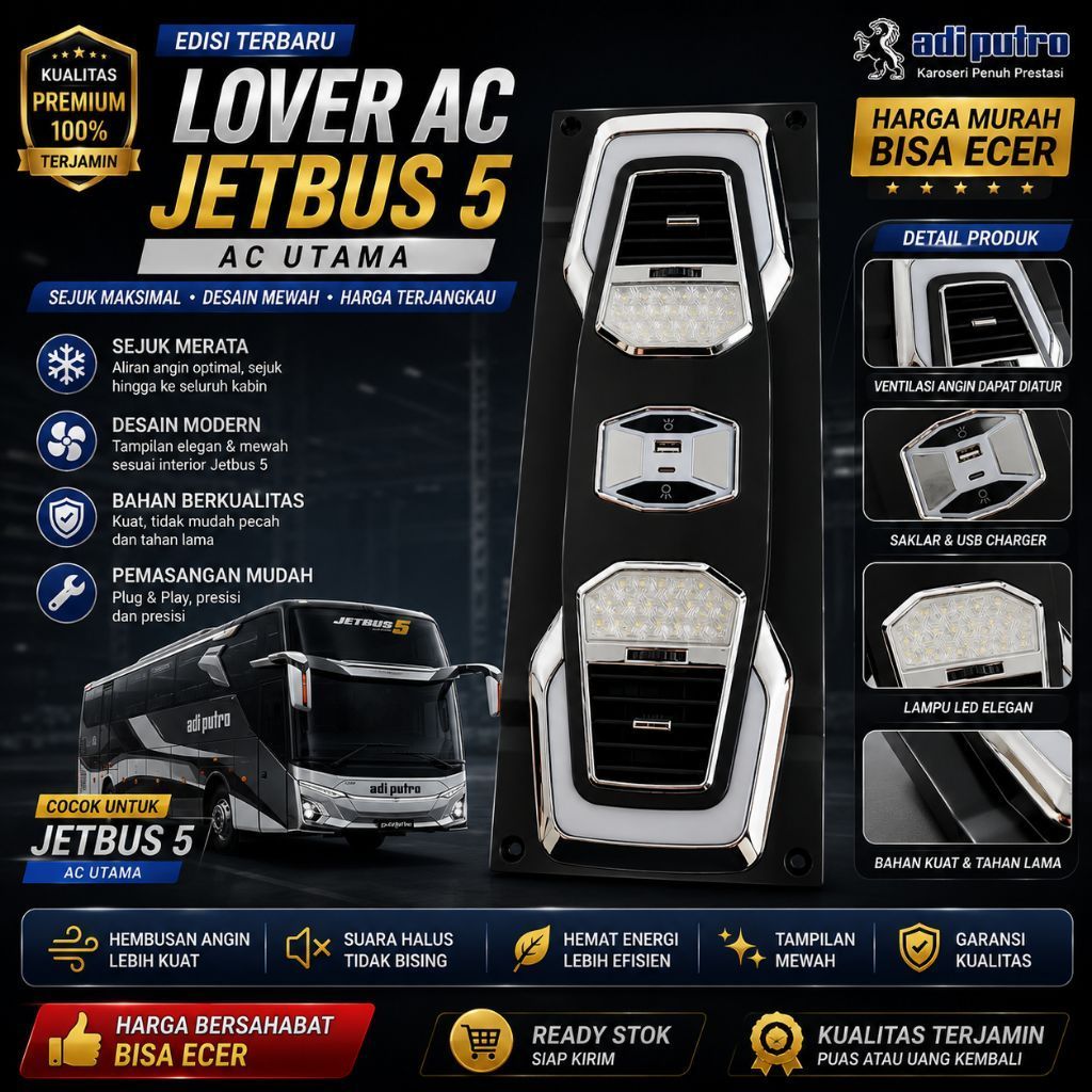 LOVER AC JETBUS 5/LOVER JB5/KOMPONEN AC JETBUS 5
