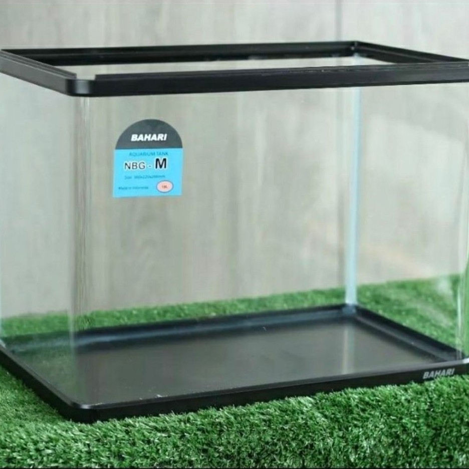 Aquarium Bahari Bending Manta / Kaca Lengkung Tanpa Sambungan / Ukuran 30 35 40 60 cm / List Akrilik