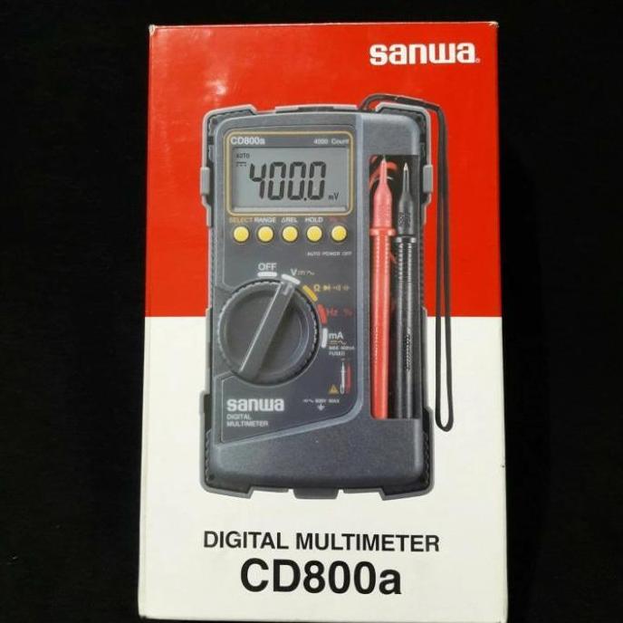 BEBAS ONGKIR - Multitester Digital Original. Sanwa asli CD-800a. Tester meter digital
