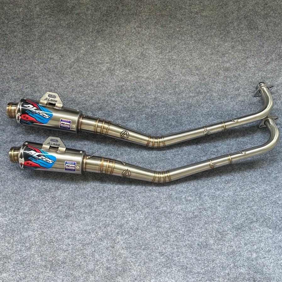 knalpot bebek gtx-rbt type sxpro v2 titan original AL225 racing exhaust