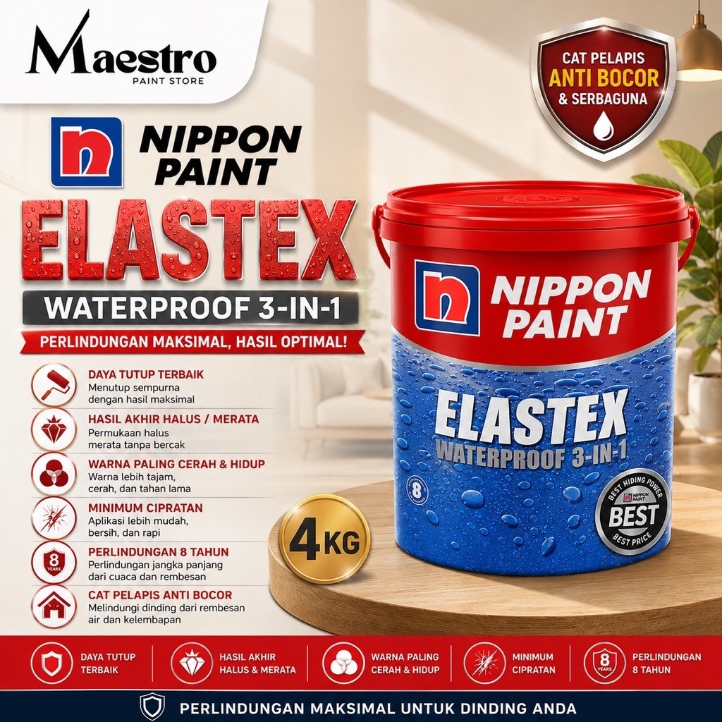 CAT WATERPROOFING NIPPON ELASTEX 4 KG