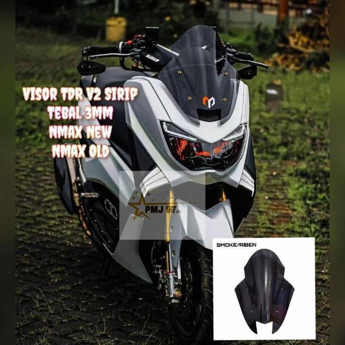 DI120 >> Winshield Nmax Model TDR 3mm Visor Nmax TDR Winsil Nmax Model Jenong Tameng Depan Nmax Old 
