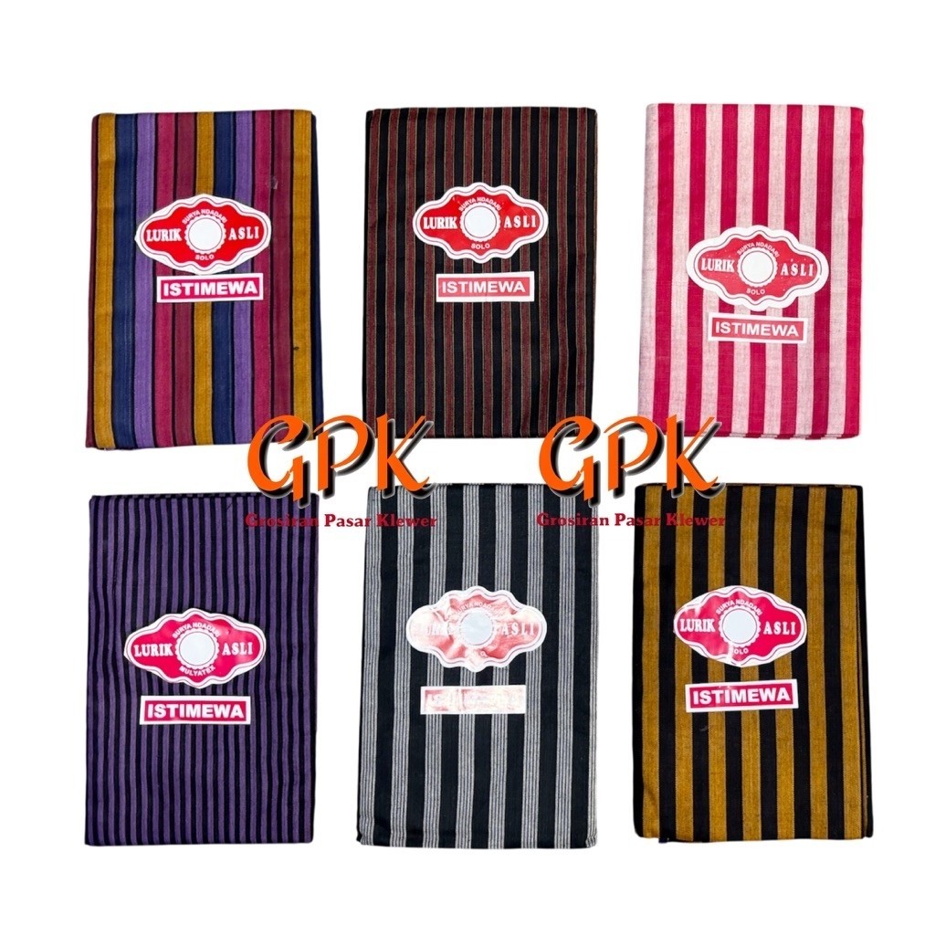 Kain Lurik Halus / Bahan Lurik Halus / Bahan Kain Lurik Halus Ndadari