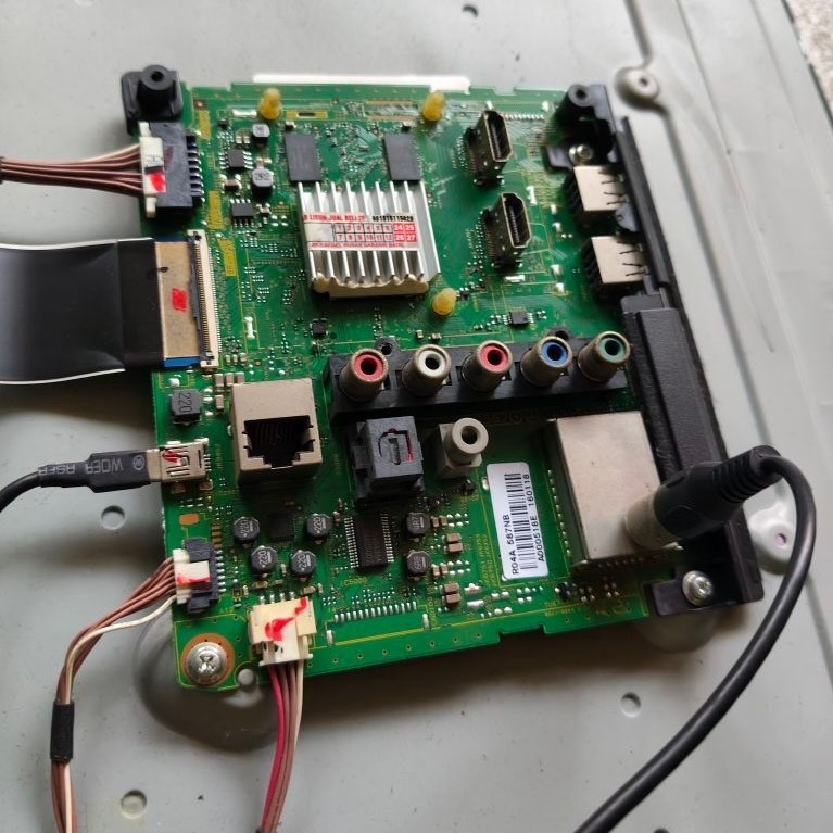 Mb Panasonic Th 43DS630G Mainboard Mesin Module Mobo Seken normal layak digunakan k