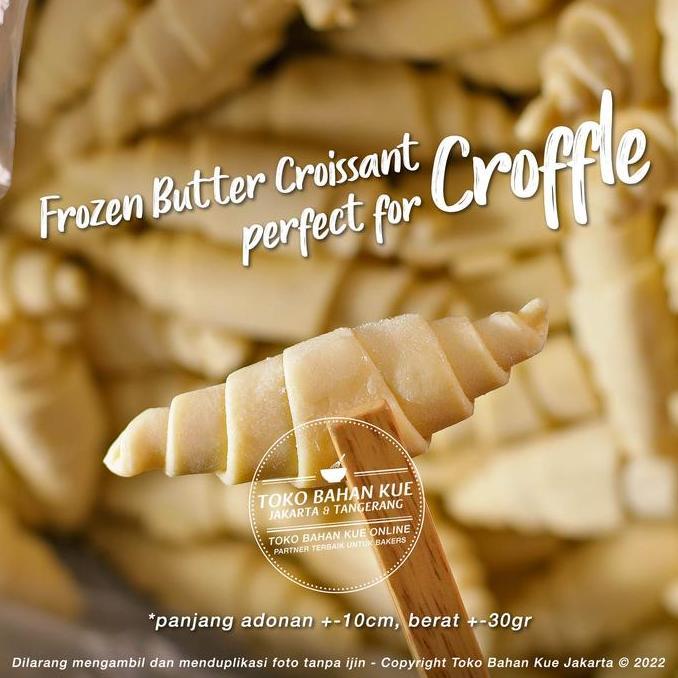 Po - Bonpatis Adonan Bahan Croffle 30Gr 5Pc Frozen Butter Croissant Waffle