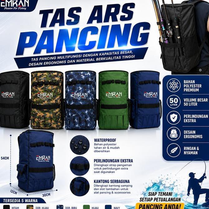 Tas Joran Pancing Punggung Kotak tas joran tegek tas pancing tegek